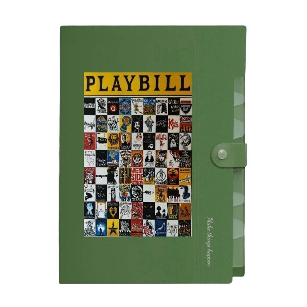 *30off3* Playbill Expanding File Folders with 8 Pockets, Accordion File
